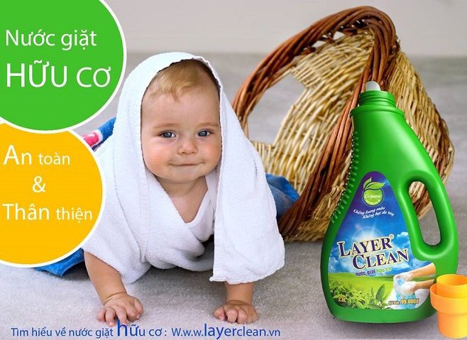 Nước giặt hữu cơ Layer Clean Baby