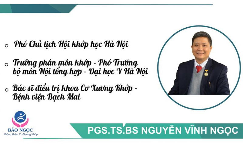 PGS TS Nguyễn Vĩnh Ngọc - Phòng khám cơ xương khớp Bảo Ngọc