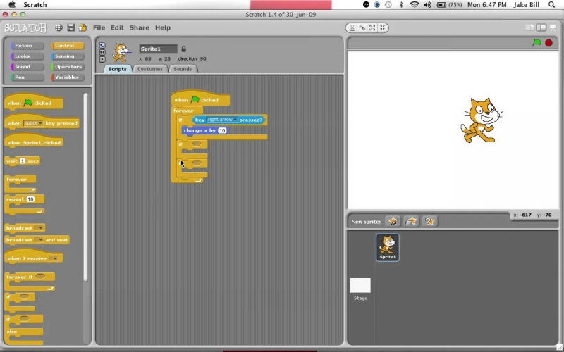 Phần mềm làm phim hoạt hình miễn phí Scratch 14