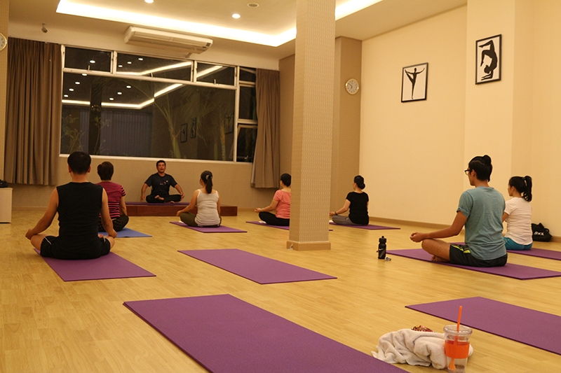 Phòng tập Yoga trường cao đẳng văn hóa nghệ thuật