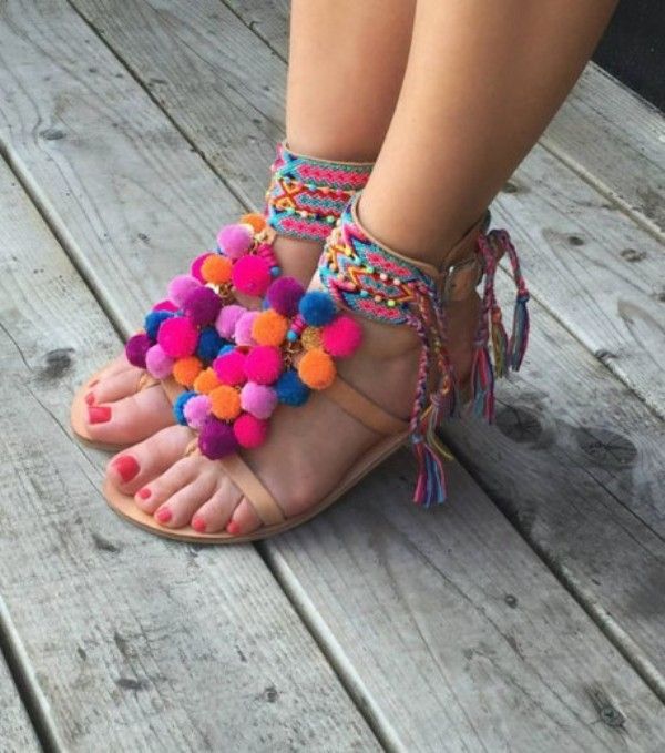 Sandals đa sắc