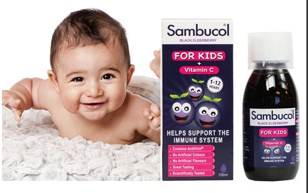 Siro Sambucol for kids tăng đề kháng 120ml (trẻ trên 1 tuổi)