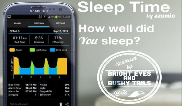 Sleep As Android - Kiểm tra chất lượng giấc ngủ của bạn