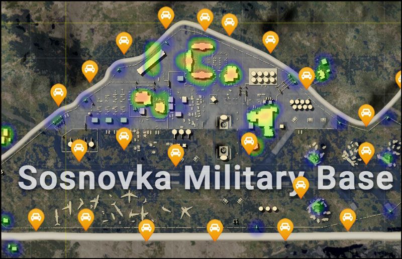 Sosnovka Military Base (Map thường Erangel)