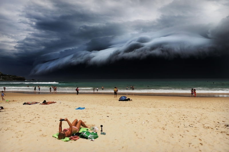 Storm Front on Bondi Beach - Rohan Kelly