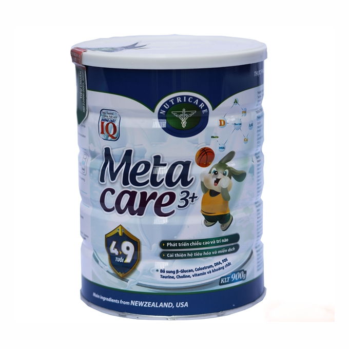Sữa Meta Care 3+ Nutricare 900g (cho trẻ 4 – 9 tuổi)