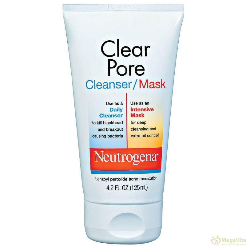Sữa rửa mặt Neutrogena Clear Pore/ Mask