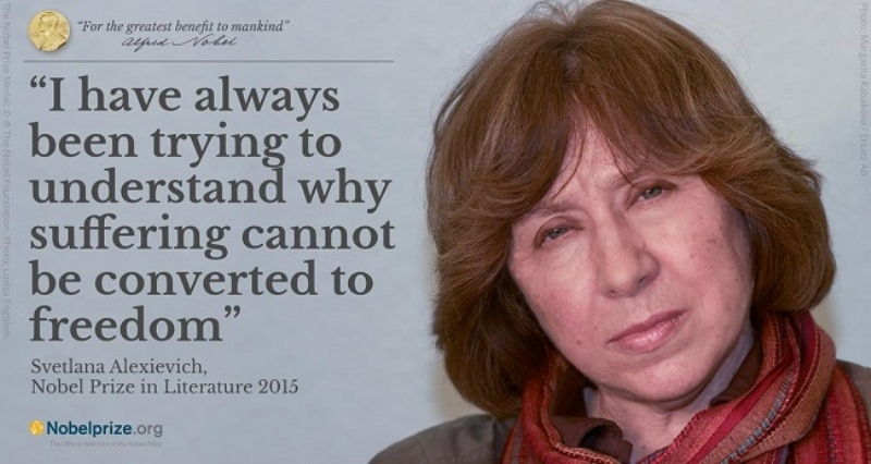 Svetlana Alexievich- Nobel Văn học 2015