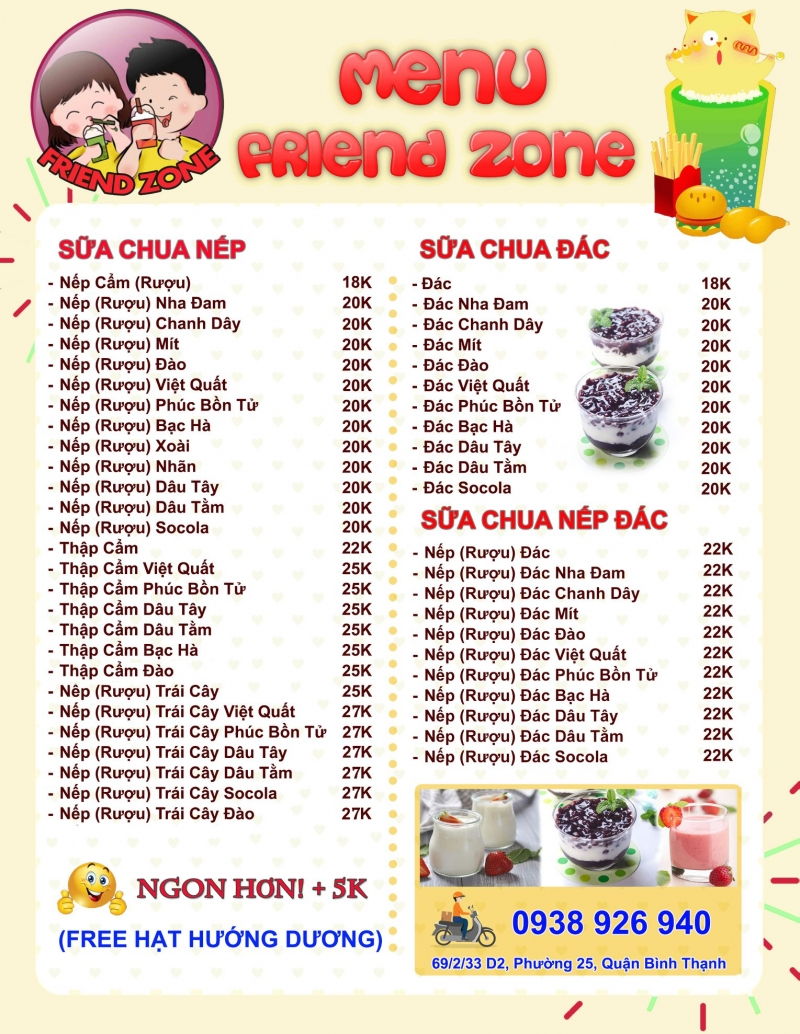 Sữa Chua Nếp Cẩm Friend Zone Sữa Chua Nếp Cẩm Friend Zone