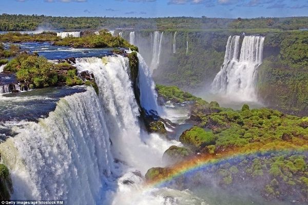 Thác Iguazu, biên giới quốc gia giữa Brazil và Argentina