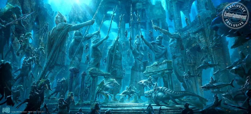 Thế giới Atlantis được so sánh với Asgard và Themyscira