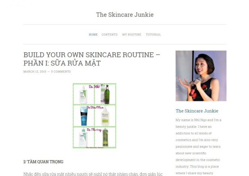 The skincare Junkie