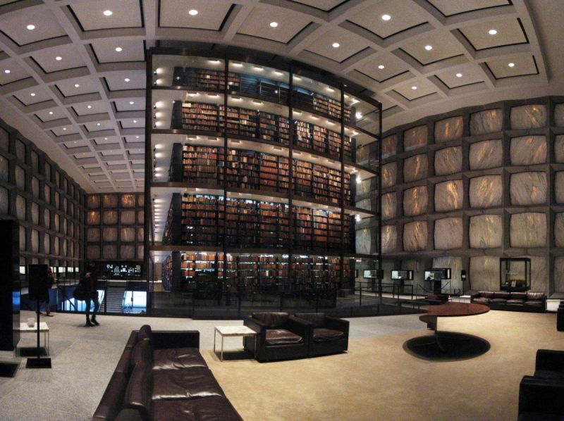 Thư viện sách quý Beinecke, New Haven, Connecticut, Mỹ
