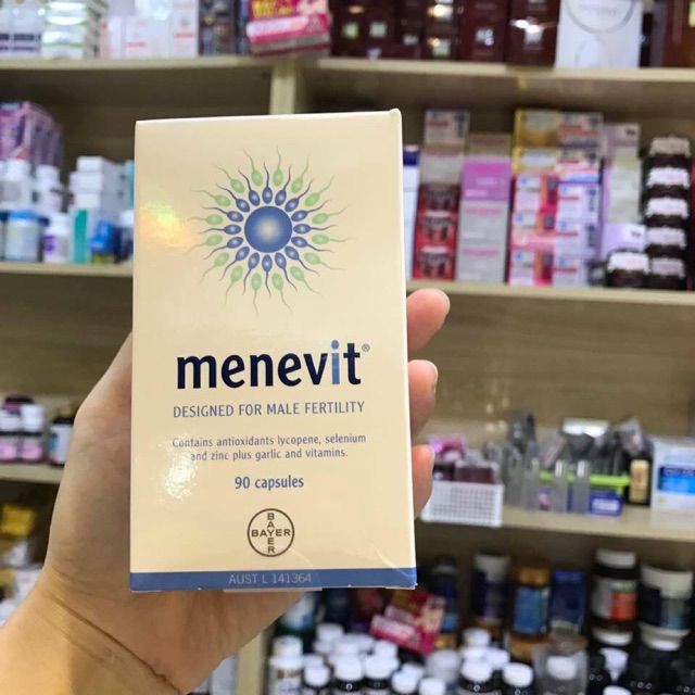 Thuốc hỗ trợ sinh sản cho nam giới Menevit chính hãng Bayer Úc