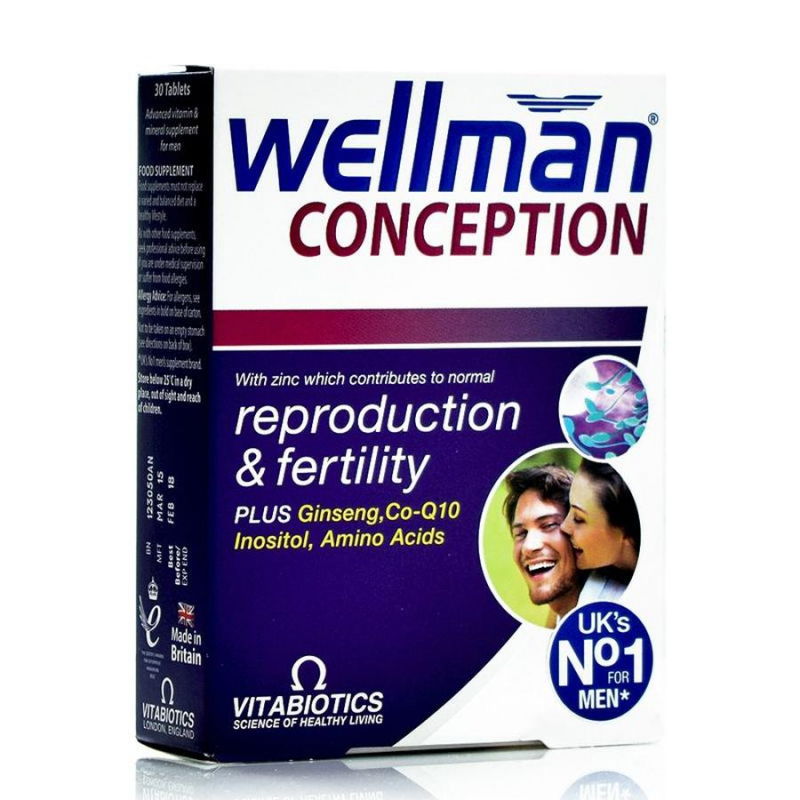 Thuốc hỗ trợ sinh sản cho nam giới Wellman Conception