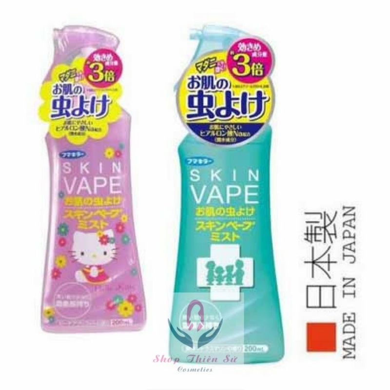 Thuốc xịt chống muỗi của Nhật Skin Vape Hello Kitty