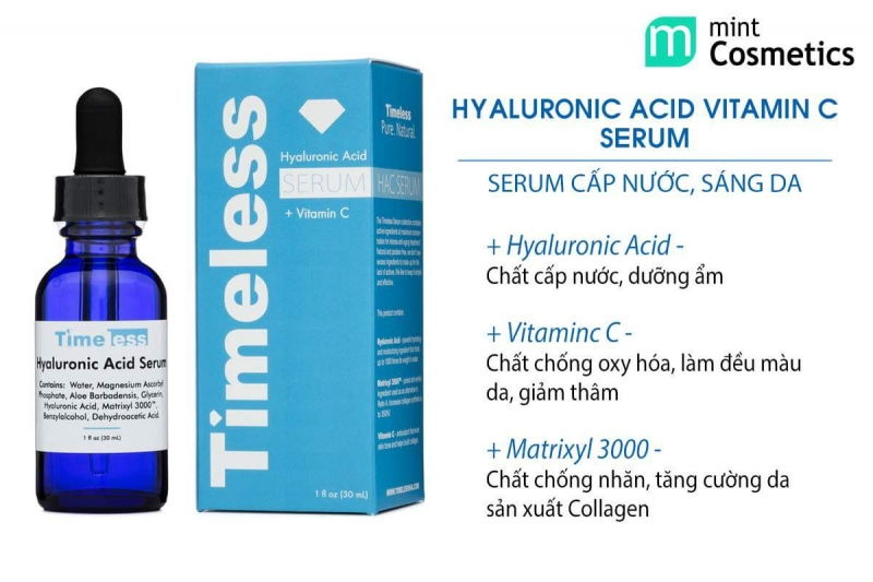 Timeless Hyaluronic Acid Vitamin C Serum