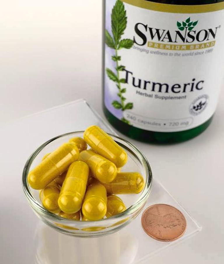 Tinh chất nghệ trị đau dạ dày Swanson Turmeric 720mg