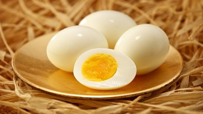 Trứng luộc ( Trước và sau khi sinh ):
