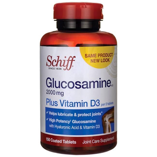 Viên Uống Glucosamine Schiff + Plus Vitamin D3 2000mg