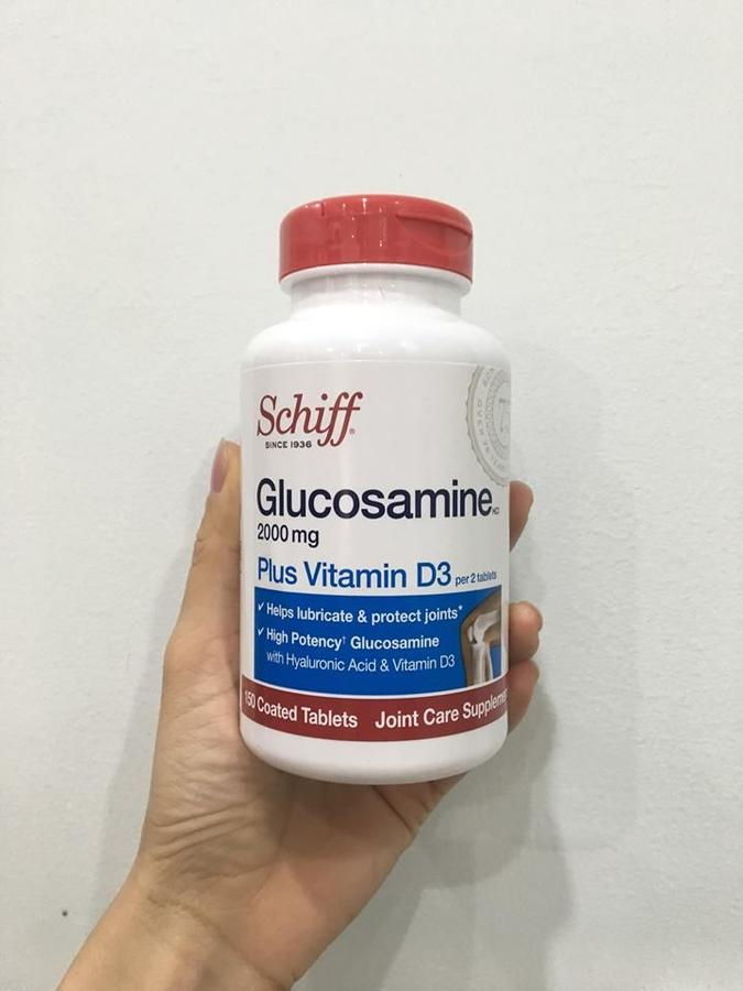 Viên Uống Glucosamine Schiff + Plus Vitamin D3 2000mg