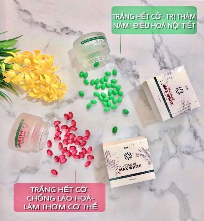 Viên Uống Trắng Da Genie Premium Max White Viên Uống Trắng Da Genie Premium Max White