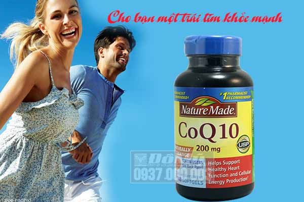Viên uống hỗ trợ và điều trị tim mạch Nature Made® CoQ10 200mg của Mỹ
