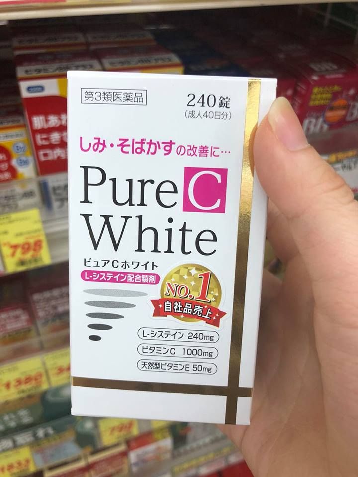Viên uống trắng da Pure White C