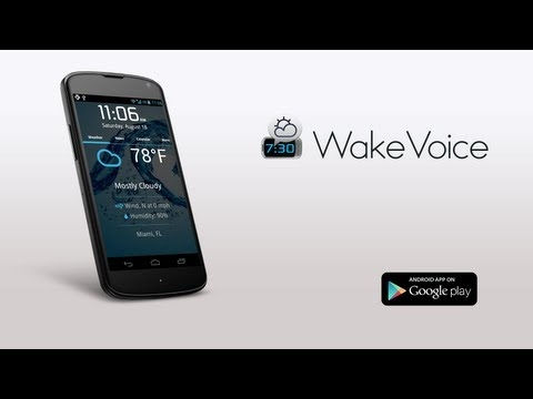 WakeVoice Alarm - tắt chuông bằng giọng nói