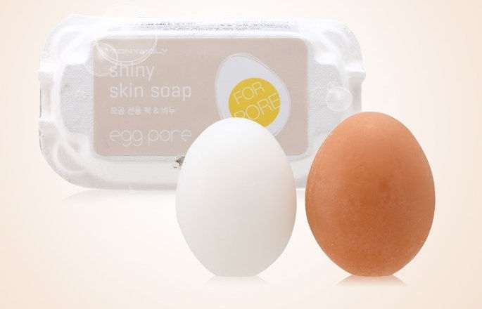 Xà bông rửa mặt Egg Pore Shiny Skin Soap của Tony Moly