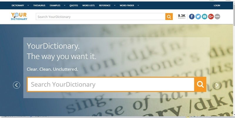 Your Dictionary