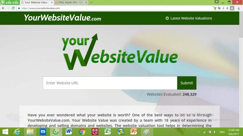 Your Website Value