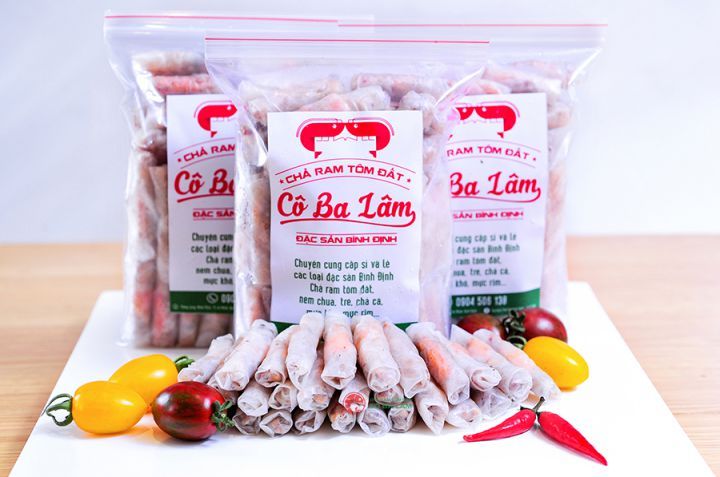 chả ram tôm đất cô Ba Lâm