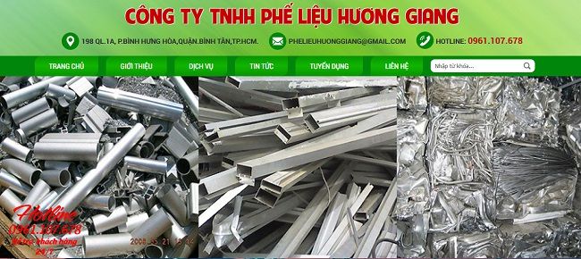 Công ty thu mua phế liệu Hương Giang