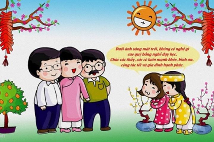 Câu chúc tết thầy cô giáo hay số 2 Câu chúc tết thầy cô giáo hay số 2