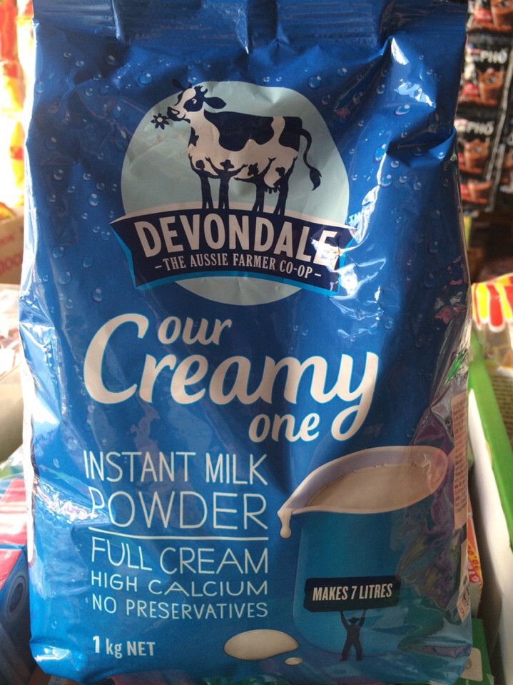 Sữa nguyên kem Devondale của Úc