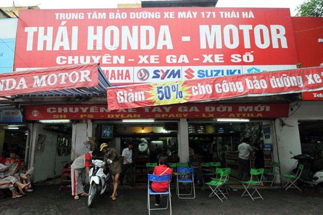Trung tâm bảo dưỡng xe máy Thái Honda