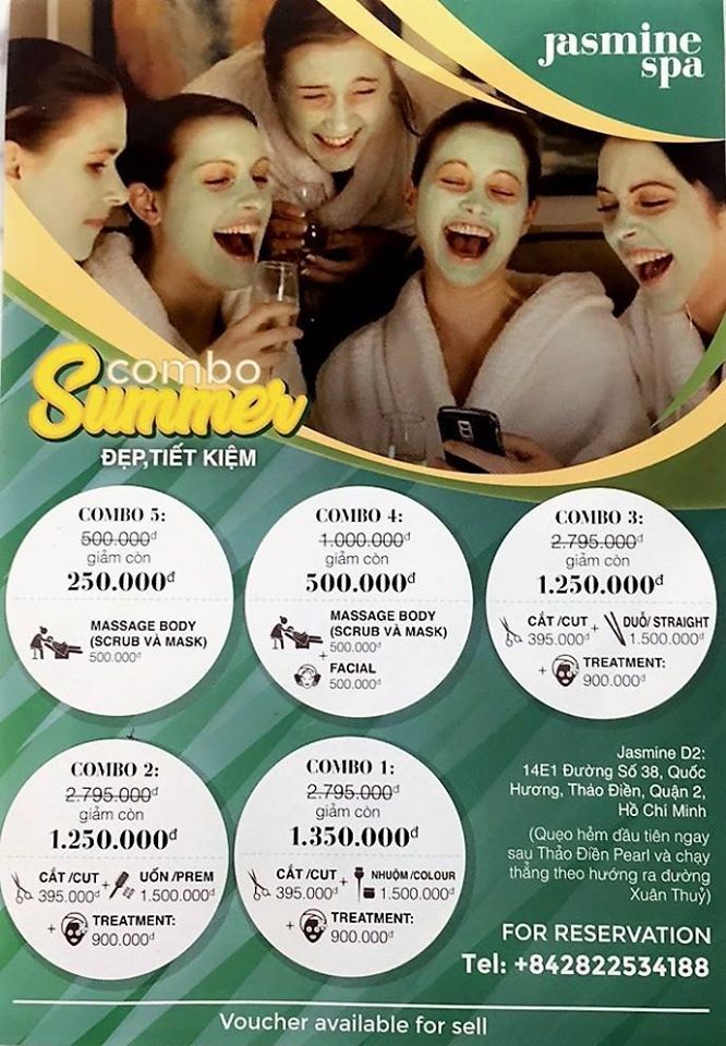 JASMINE - Spa chăm sóc sắc đẹp và sức khoẻ