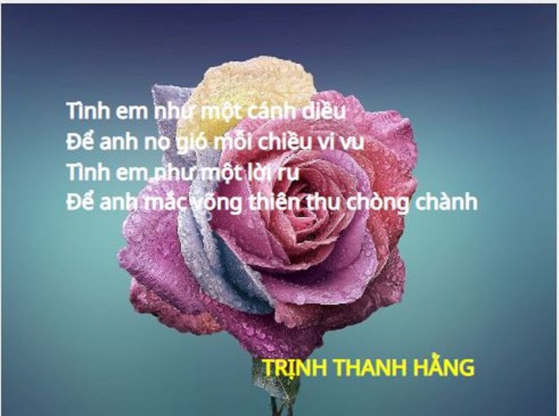 Thơ Trịnh Thanh Hằng