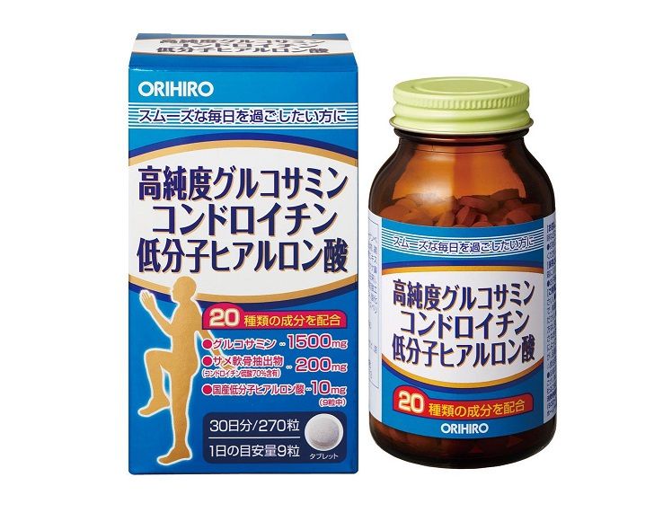 Thực phẩm chức năng chống thoái hóa khớp Glucosamine & Hyaluronic acid Nhật Bản