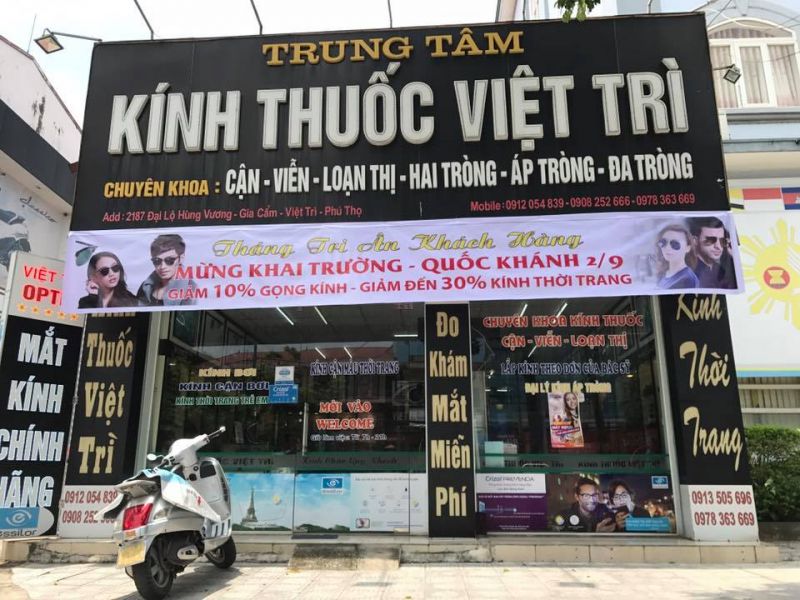 Trung tâm kính thuốc Việt Trì