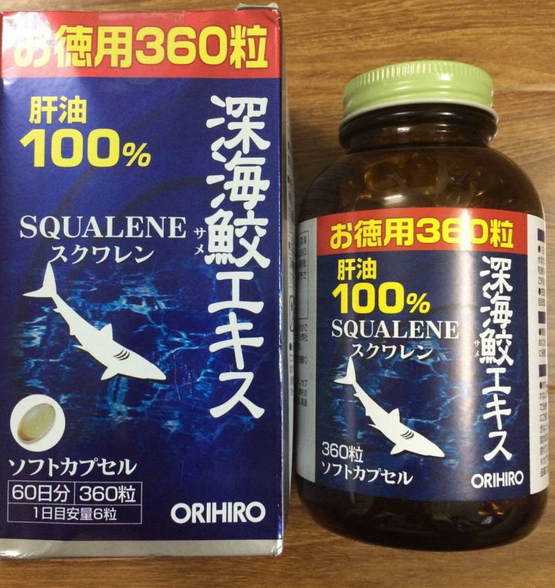 Viên uống sụn vi cá mập Orihiro Squalene