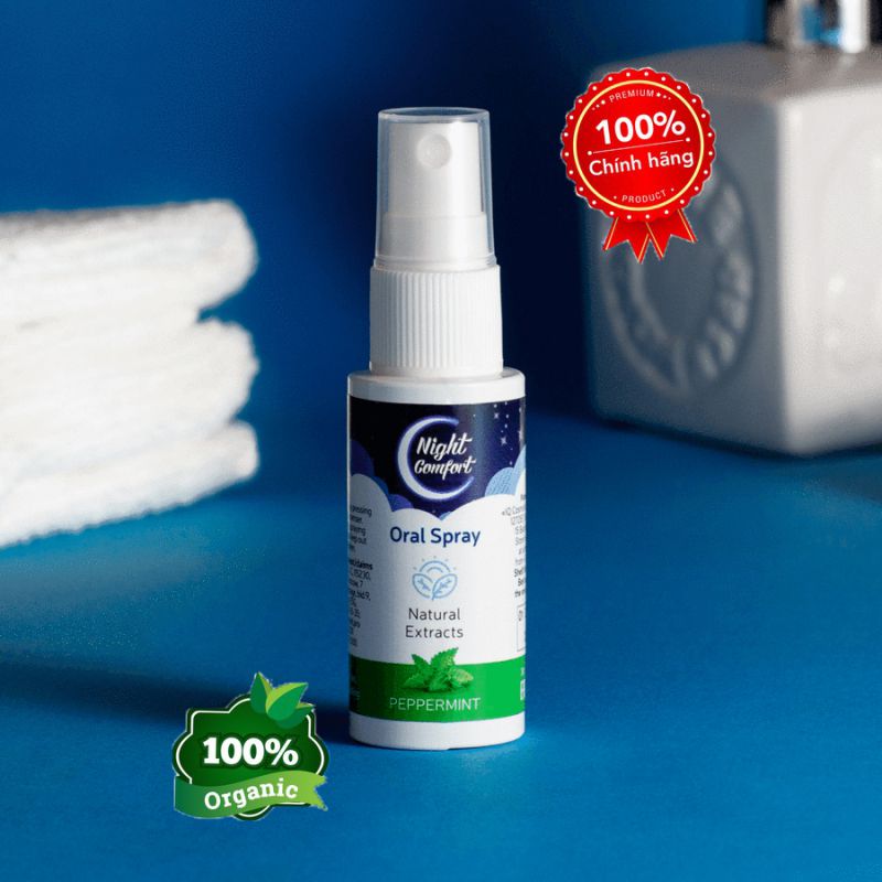 Night Comfort Oral Spray Nga – Chai xịt chống ngáy ngủ