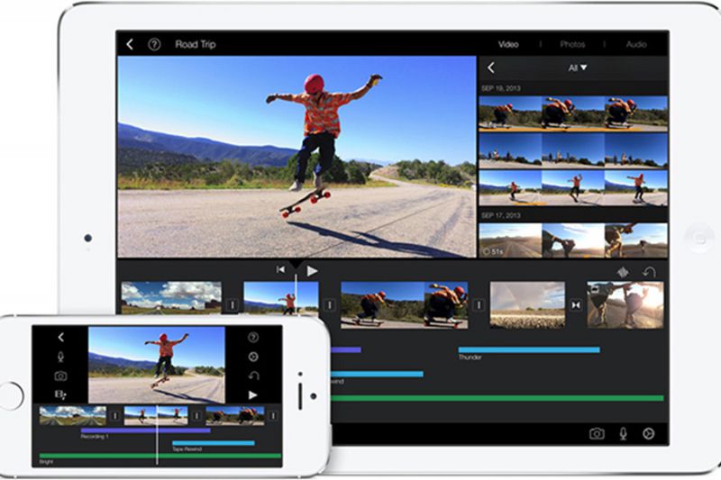 Phần mềm Apple iMovie cho hệ điều hành IOS
