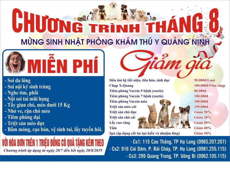 Phòng Khám Thú Y Quảng Ninh