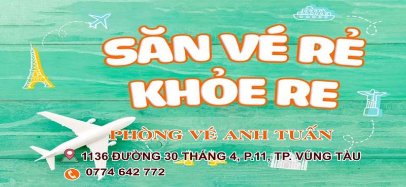 Phòng Vé Máy Bay Vũng Tàu - AT Phòng Vé Máy Bay Vũng Tàu - AT