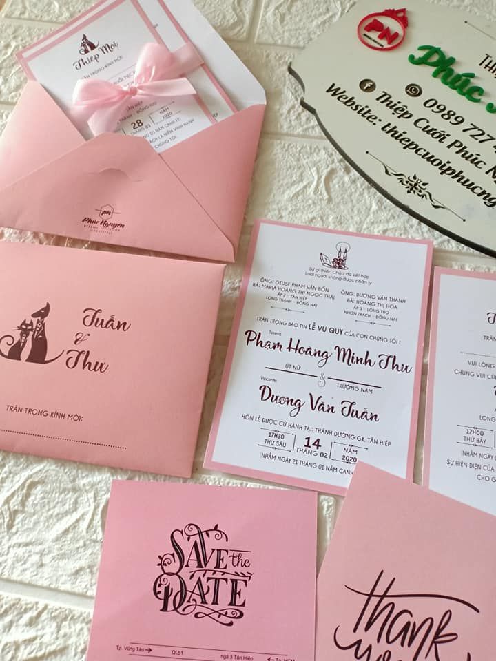 Thiệp Cưới Phúc Nguyên Thiệp Cưới Phúc Nguyên