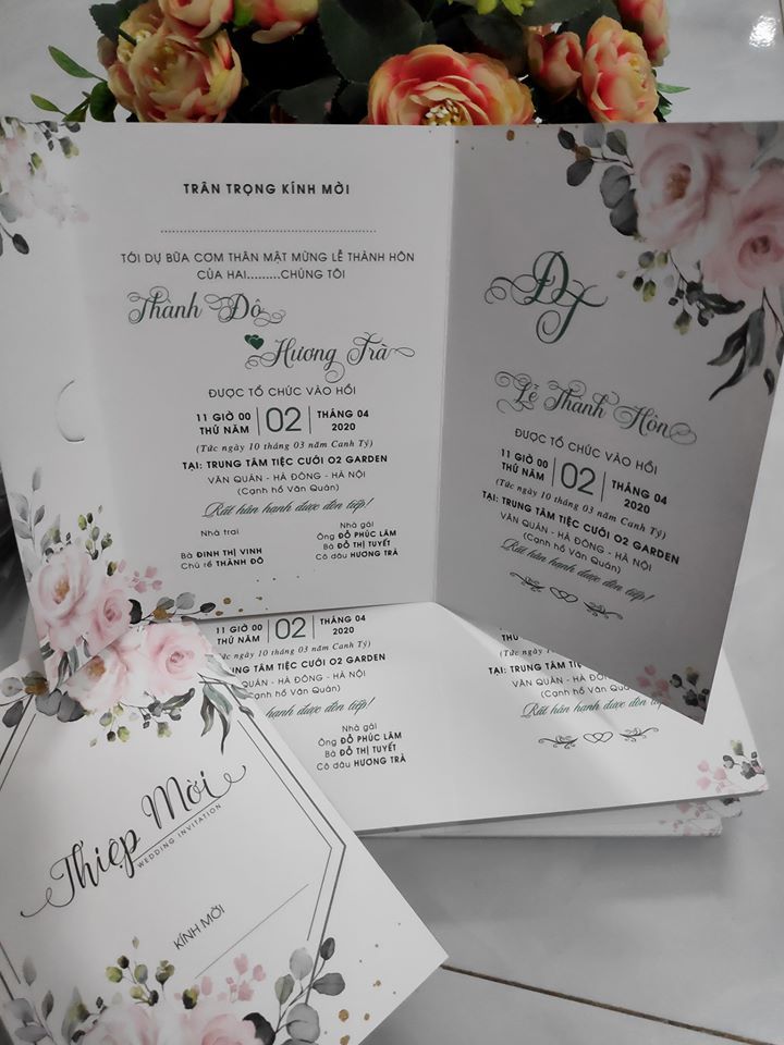 Thiếp cưới Vạn Xuân