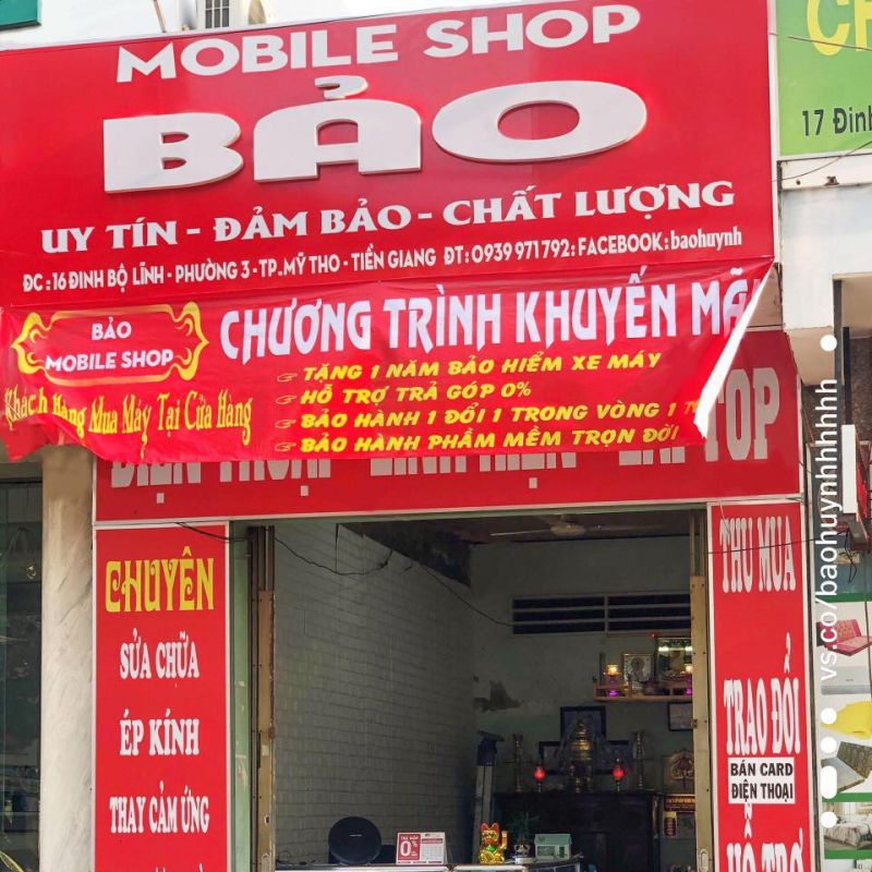 BẢO Mobile Shop - Top 5 Địa chỉ mua iPhone cũ/mới uy tín nhất TP. Mỹ Tho, Tiền Giang
