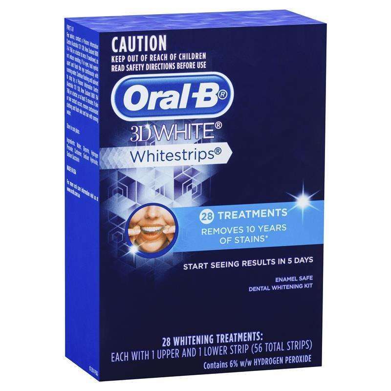 Miếng dán trắng răng oral b
